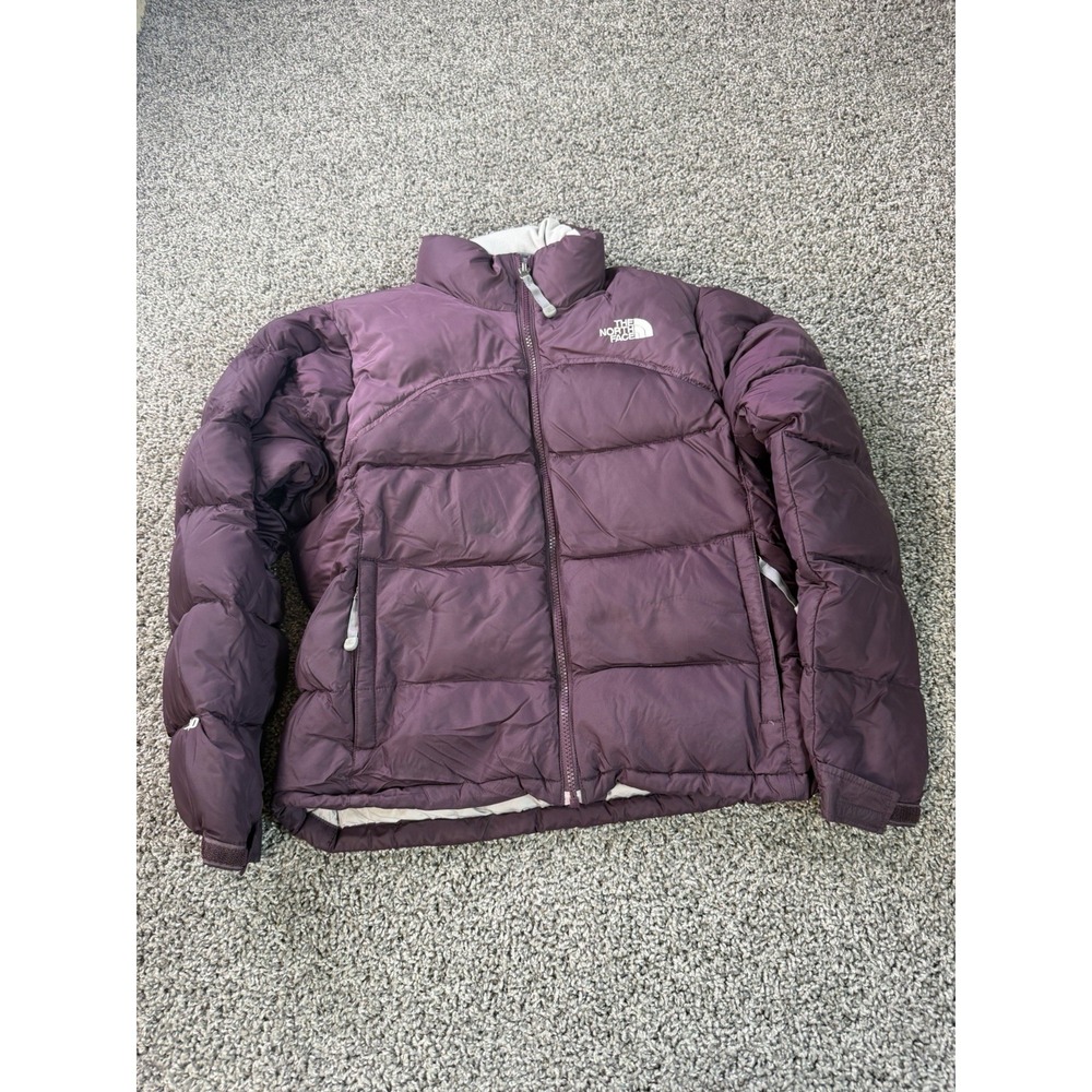 The North Face 700 Nuptse Puffer Jacket Women's Size Small Purple Full Zip